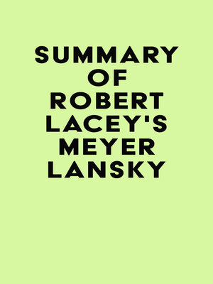 cover image of Summay of Robert Lacey's Meyer Lansky